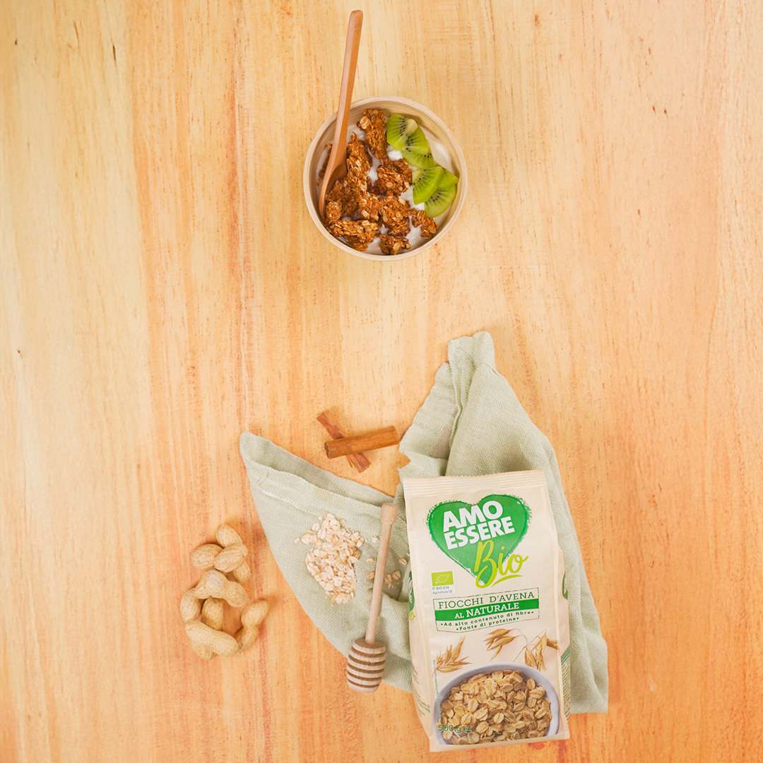 Granola al Burro di Arachidi e Vaniglia