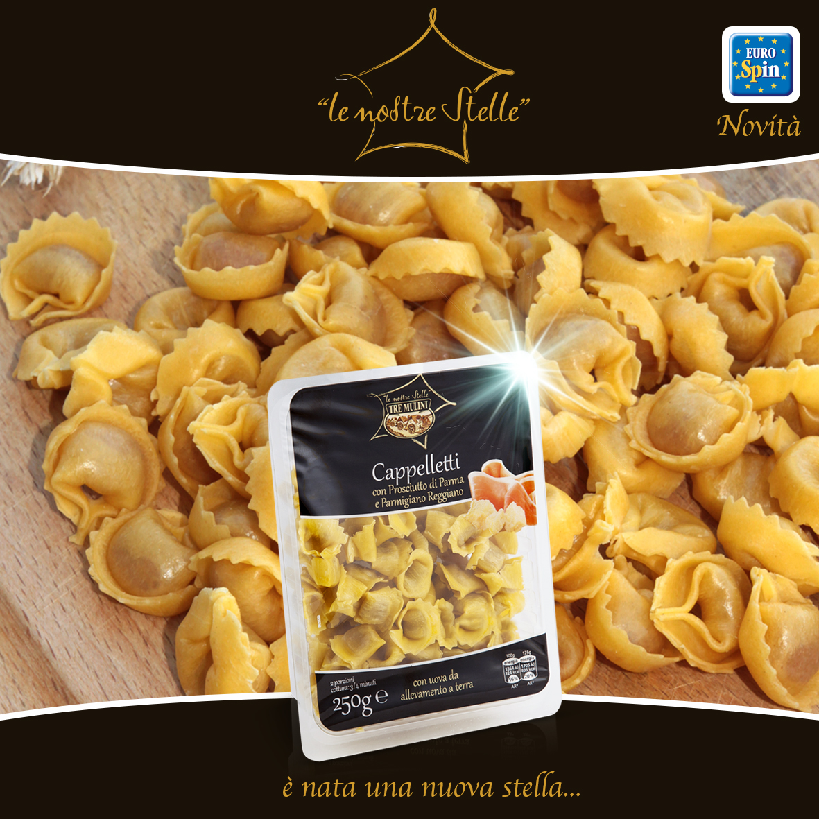 CAPPELLETTI CON PROSCIUTTO DI PARMA E PARMIGIANO REGGIANO