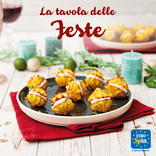 BACI DI PATATE DUCHESSA CON ROBIOLA AL TARTUFO