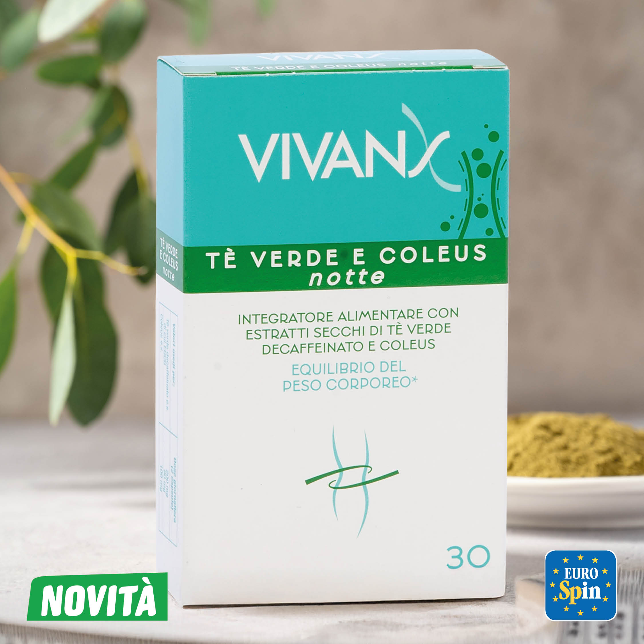Integratore alimentare tè verde e coleus Vivans
