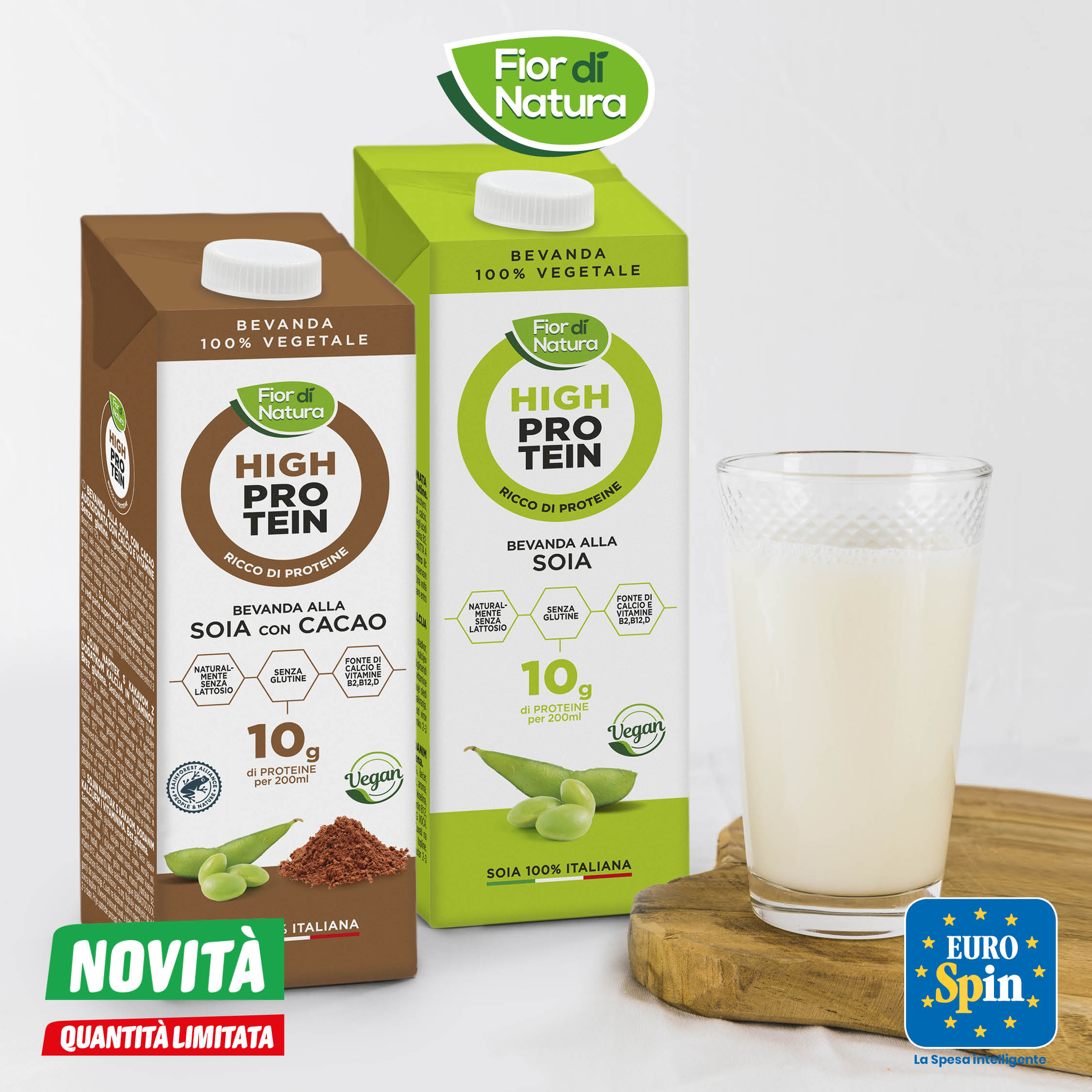 Bevanda alla soia proteica Fior di natura