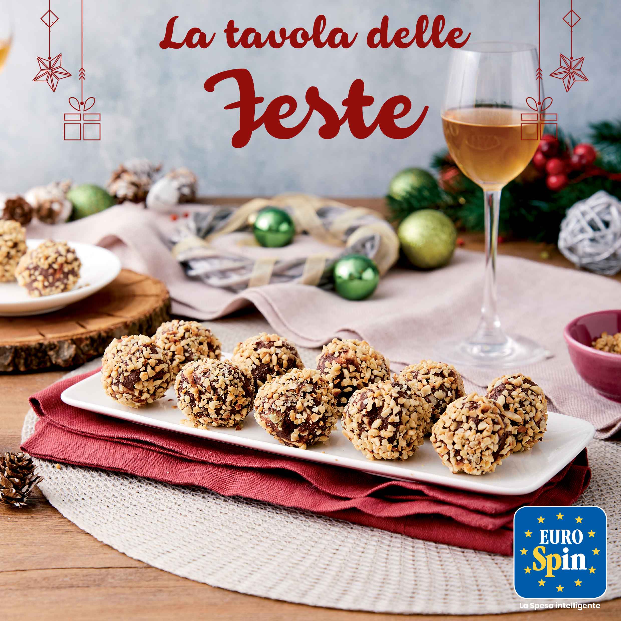 PRALINE AL CIOCCOLATO E TORRONCINO CON MANDORLE