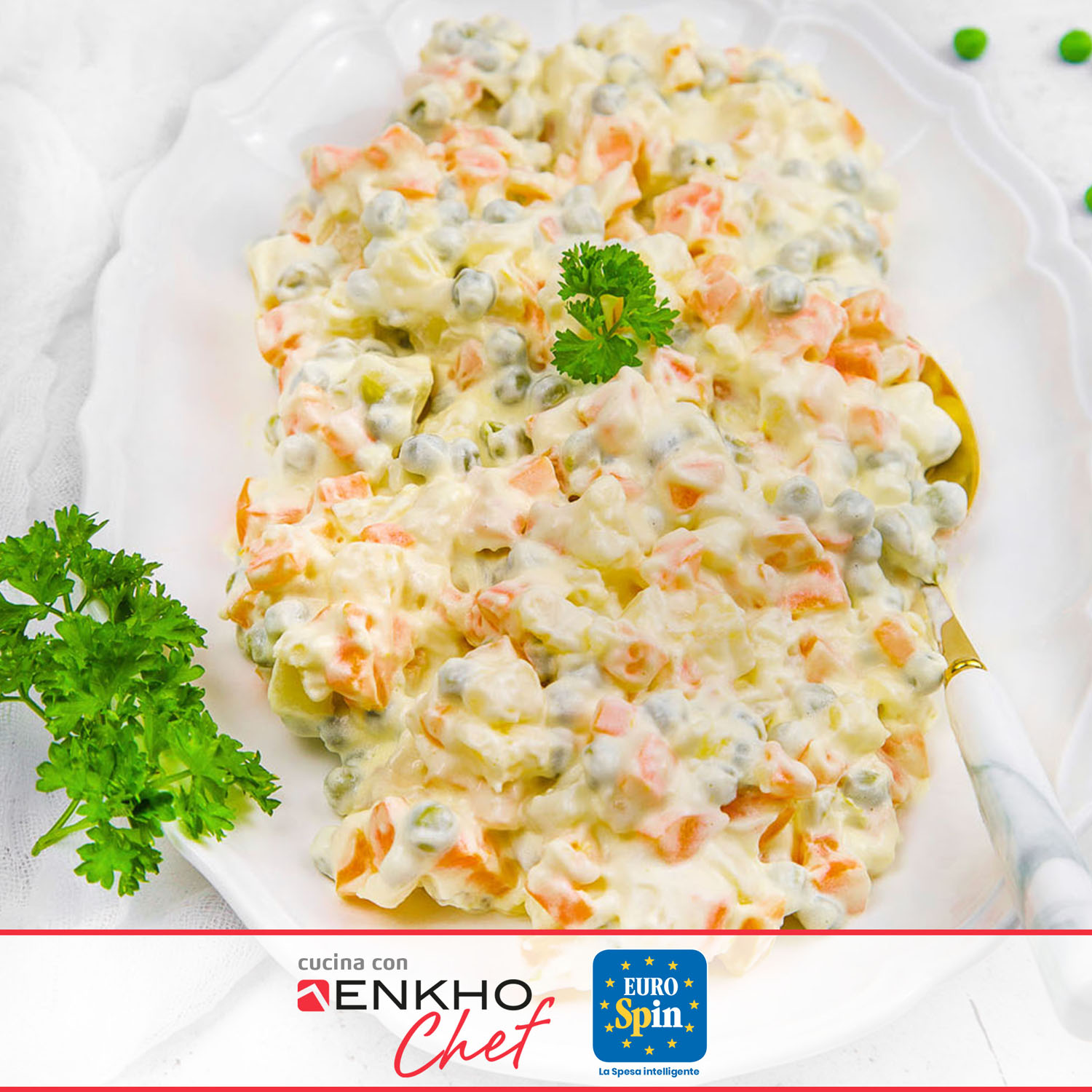 INSALATA RUSSA CON MAIONESE COTTA - 