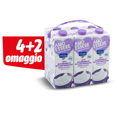 VALIGETTA LATTE UHT ALTA DIGERIBILITÀ - AMO ESSERE SENZA LATTOSIO